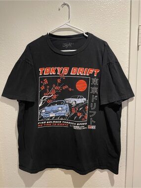Eighty Eight Brand Tokyo Drift Shirt Men XL Black Car Racing Graphic Tee JDM